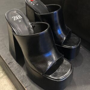 Black Platform Heels